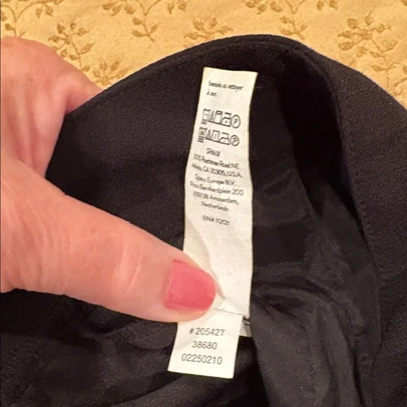 NWT SPANX crepe pants, high rise, pull on, wide leg, pleats, 20542T, XLTall - Picture 7 of 11